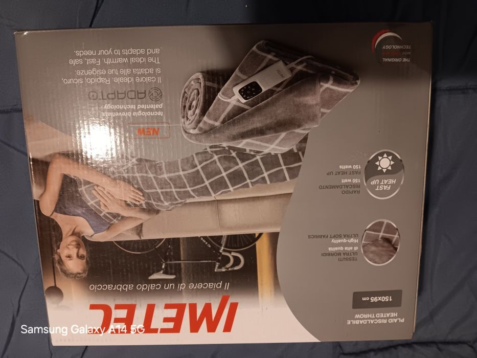 Manta eletrica de sofá