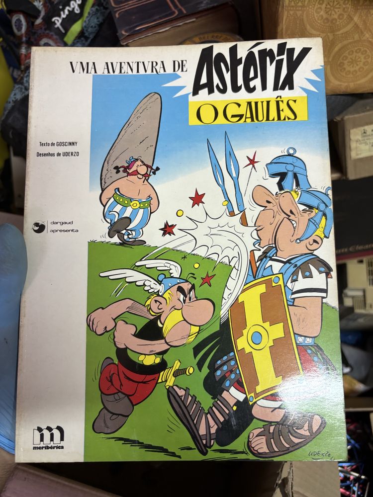 Livros do  Asterix.