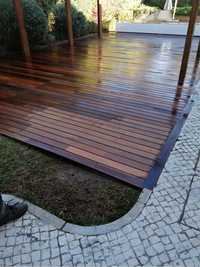 Deck Composito e em Ipe