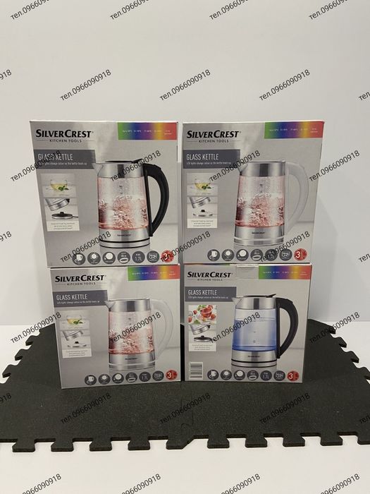 Електрочайник Silver Crest SWGF 3000 B2 1.7L 3000W