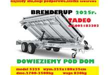 Brenderup TT5325ATB3500 KIPER + najazdy, podpory  kiper trójstronny, 3500kg DMC