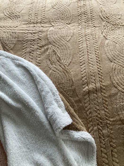 Super ciepły i gruby koc z baranem 220x200 Paris Luxury