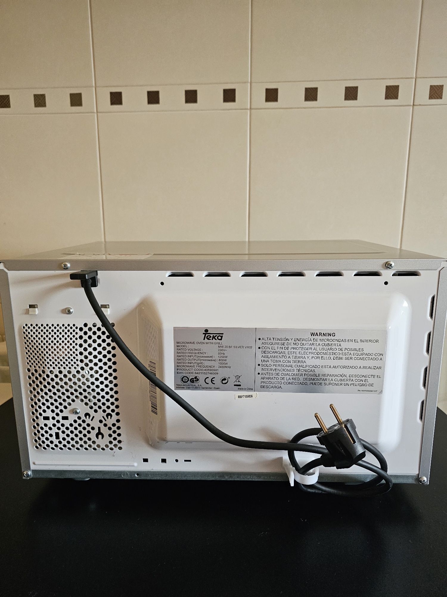 Teka MW 20 BF SILVER c/Grill