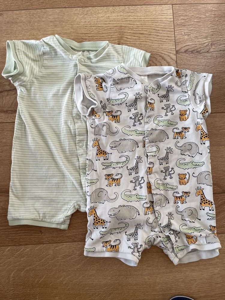 2x Pizamka rampers H&M rozm. 68