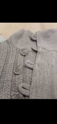 Wełniany gruby sweter męski rozm L
