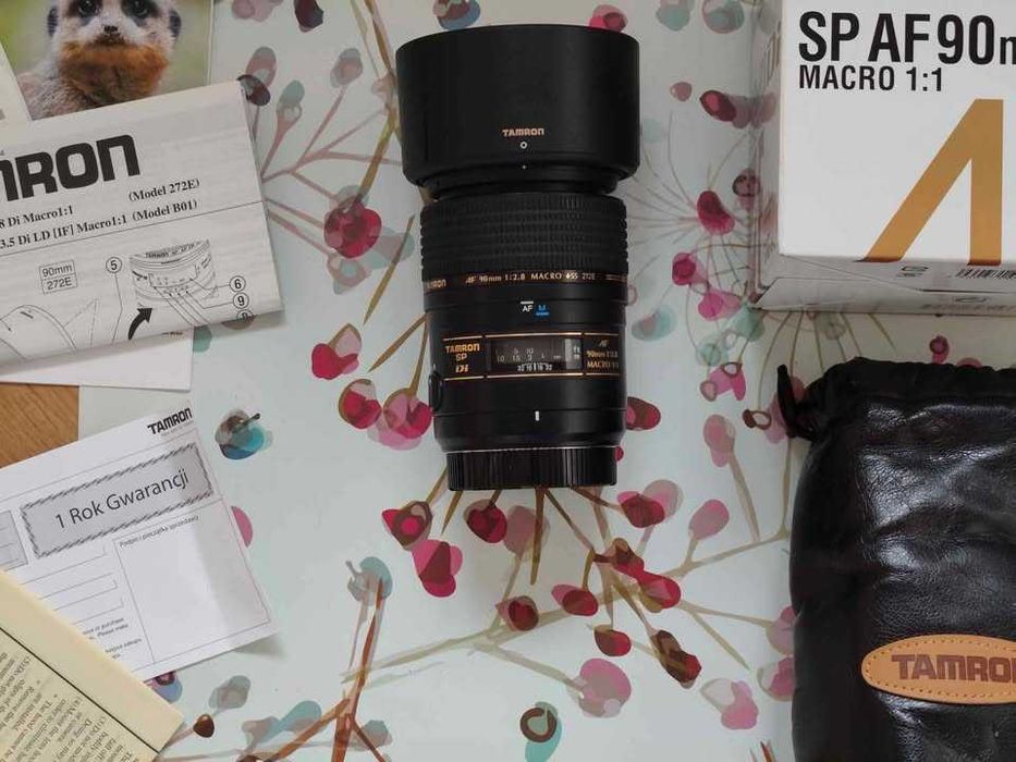 Obiektyw Tamron sp 90 mm f 2.8 di macro Nikon