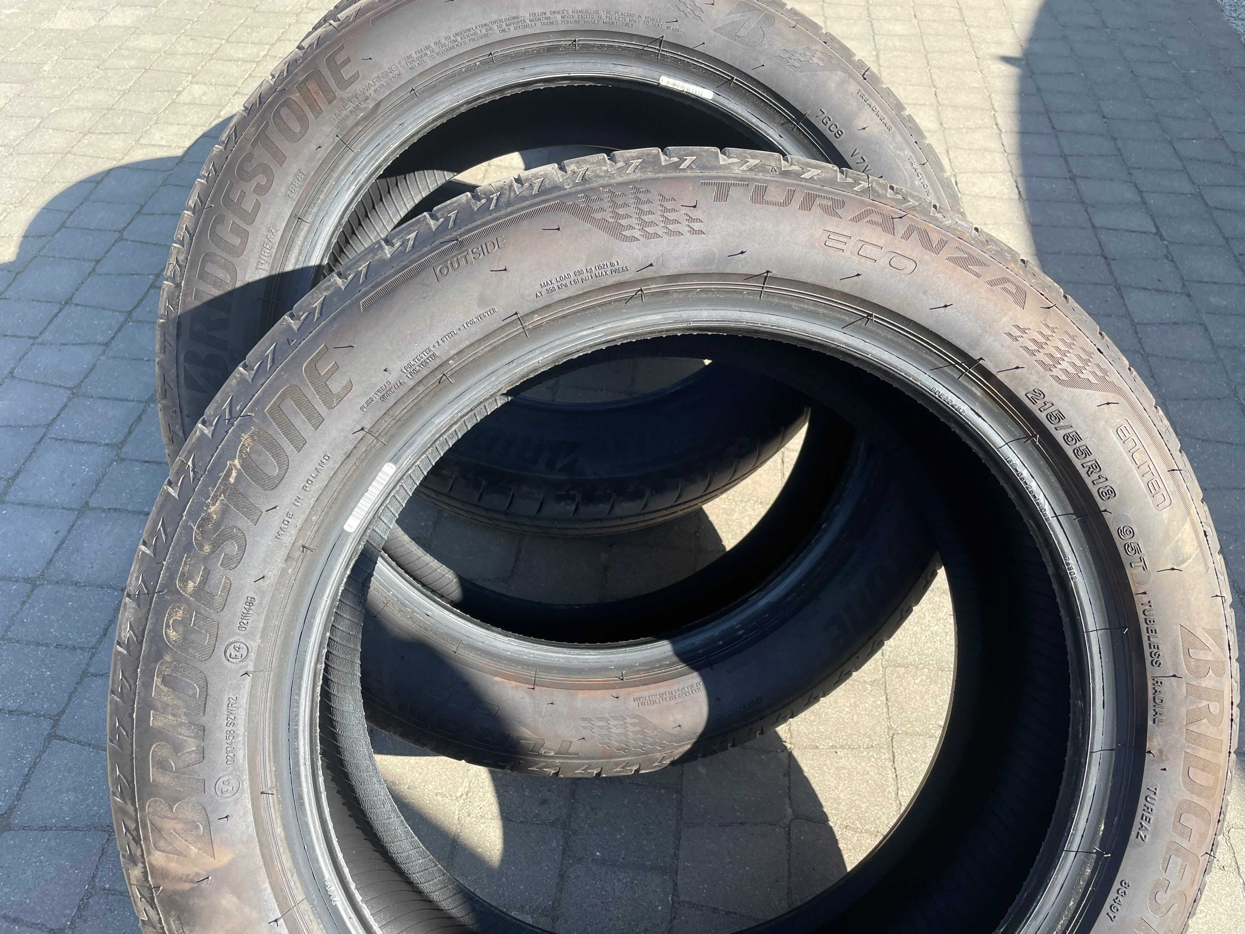 Opony Bridgestone Turanza 215 55 R18
