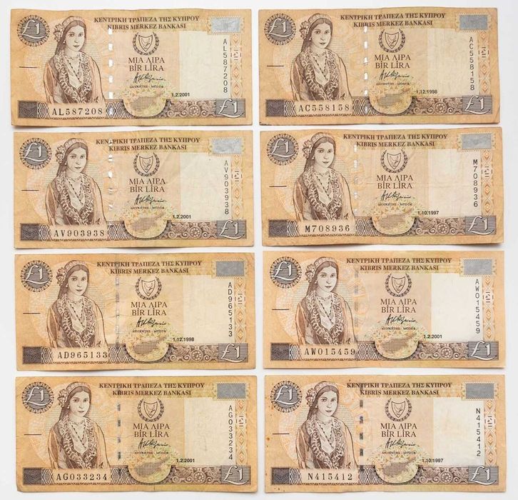 Banknot 1 funt cypryjski Cypr P.60