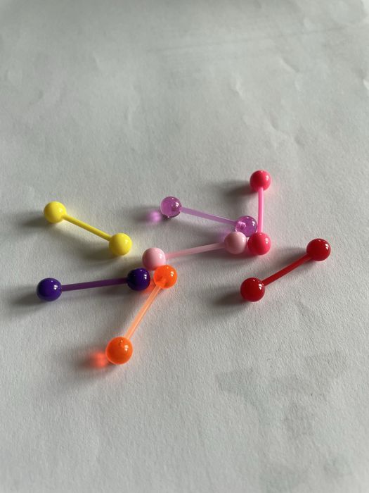 Пирсинг сережки из мед стали