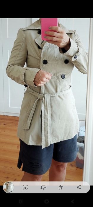 Gabardine de algodao forrado