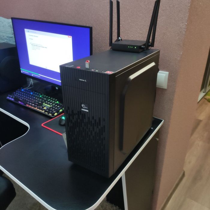 Комплект msi b450m-vdh max, ryzen 5 PRO 2400GE, deepcool gammaxx 200t