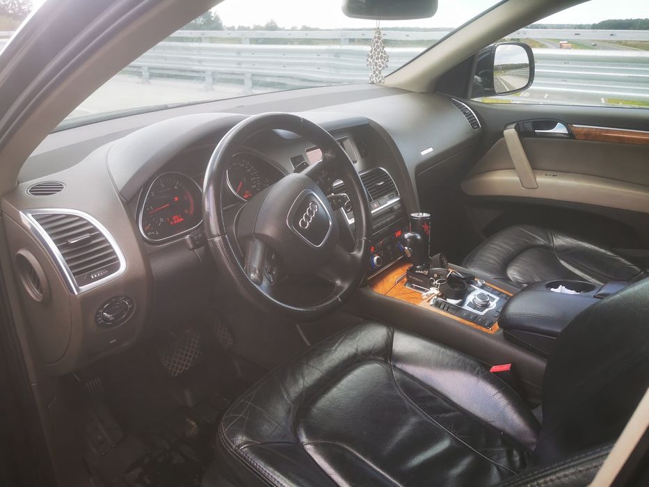 Audi q7 3.0 tdi czarna czarne skóry ew. zamiana na skuter wodny