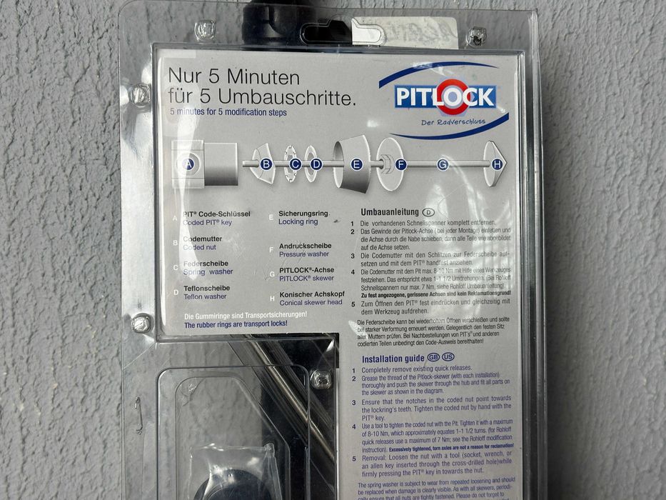 Komplet zacisków pitlock