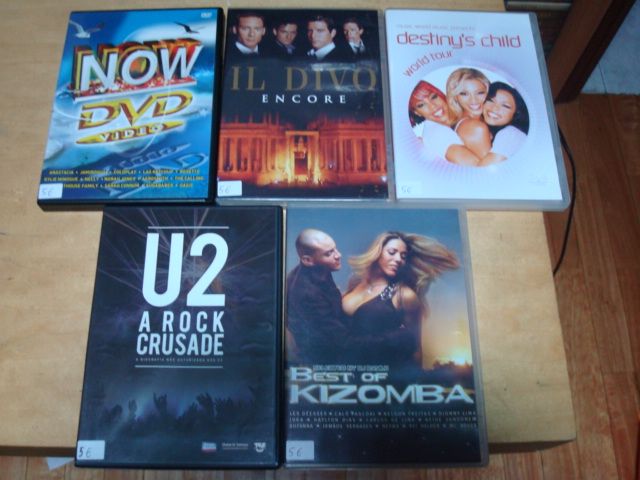 lote 23 dvds musicais,kanye west,christian death,