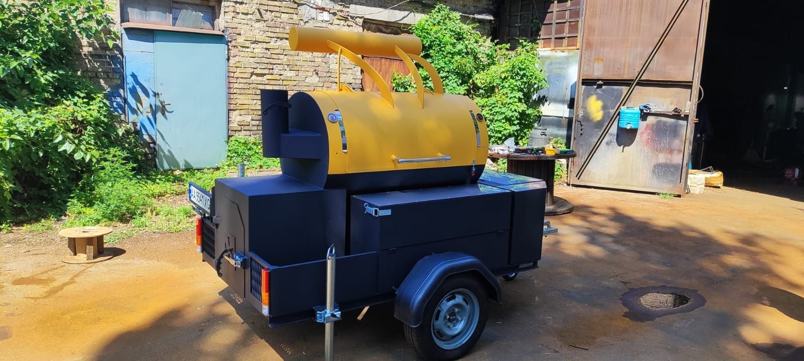 Смокер Гриль BBQ Коптильня шаурма мангал