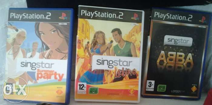 Jogos de cantar para Playstation II