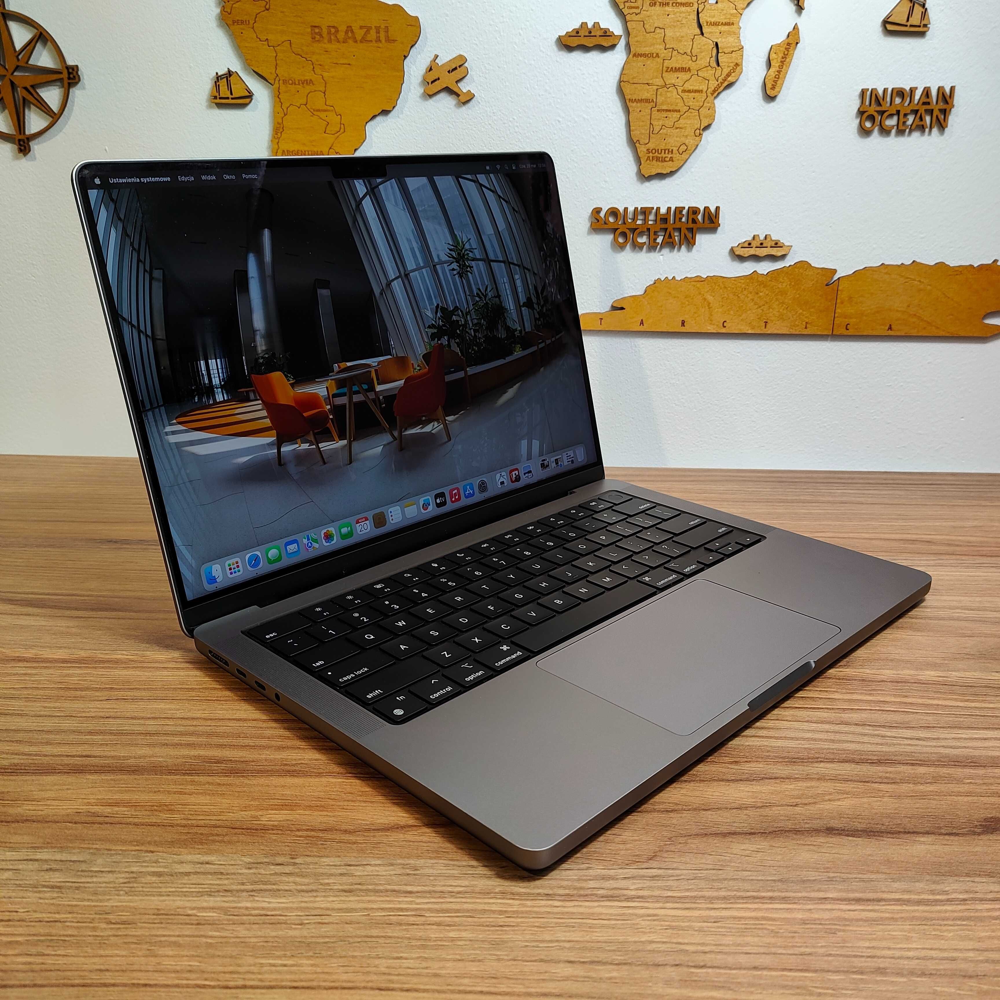 Apple MacBook Pro 14 A2442 M1 Pro 16GB/ 512GB SSD 2021 Gwar Kl. A