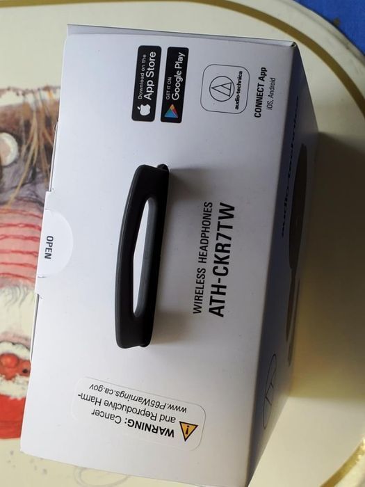 Беспроводные наушники Audio-Technica ATH-CKR7TWBK True Wireless с ЦАП