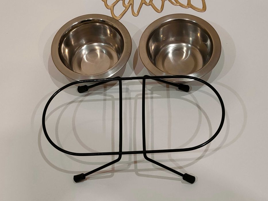 Миски на подставке кормушка для котов собак, других животных