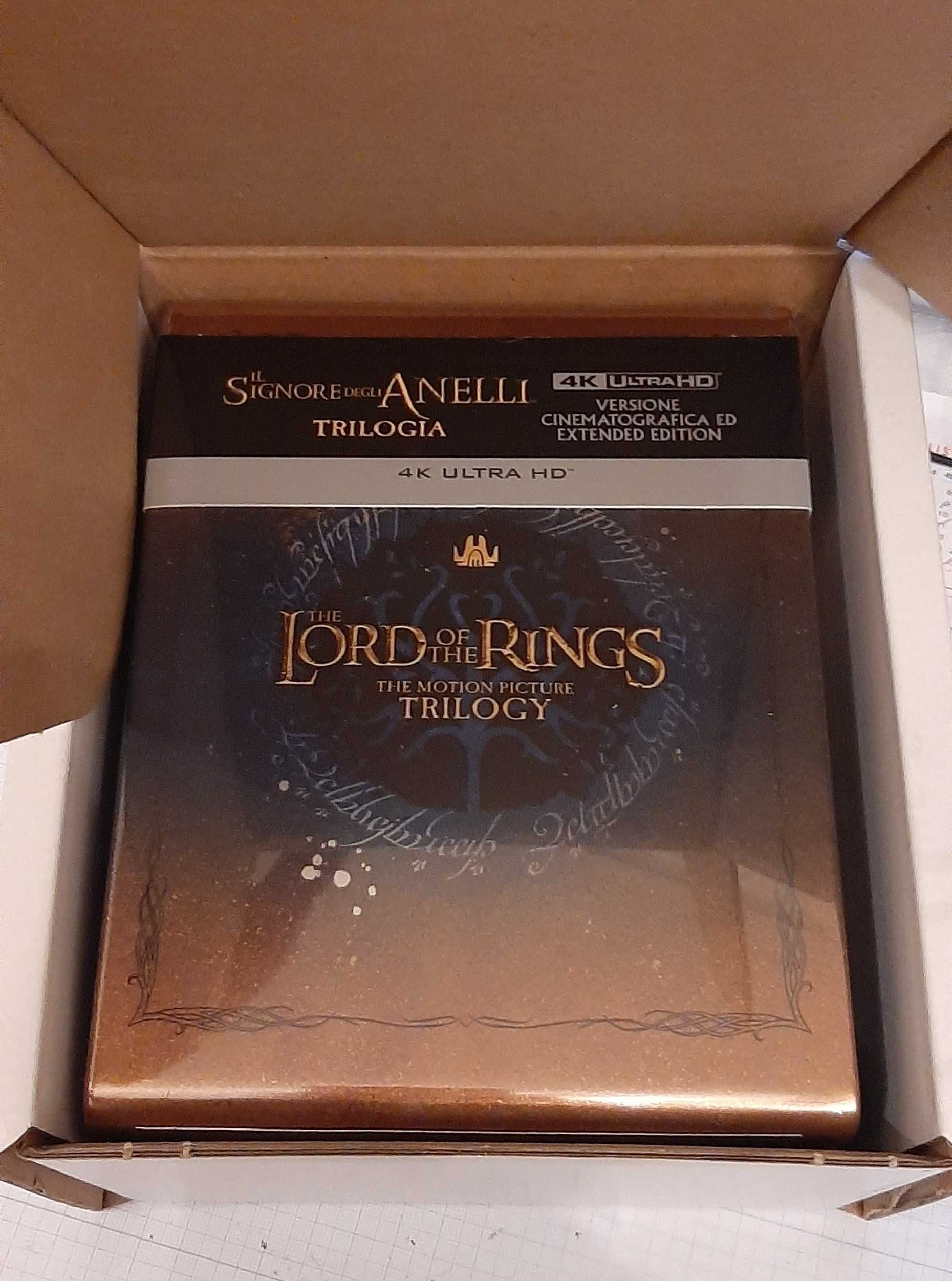 LOTR Władca Pierścieni LORD OF RINGS Steelbook 1-3 4K, w.PL +gratis
