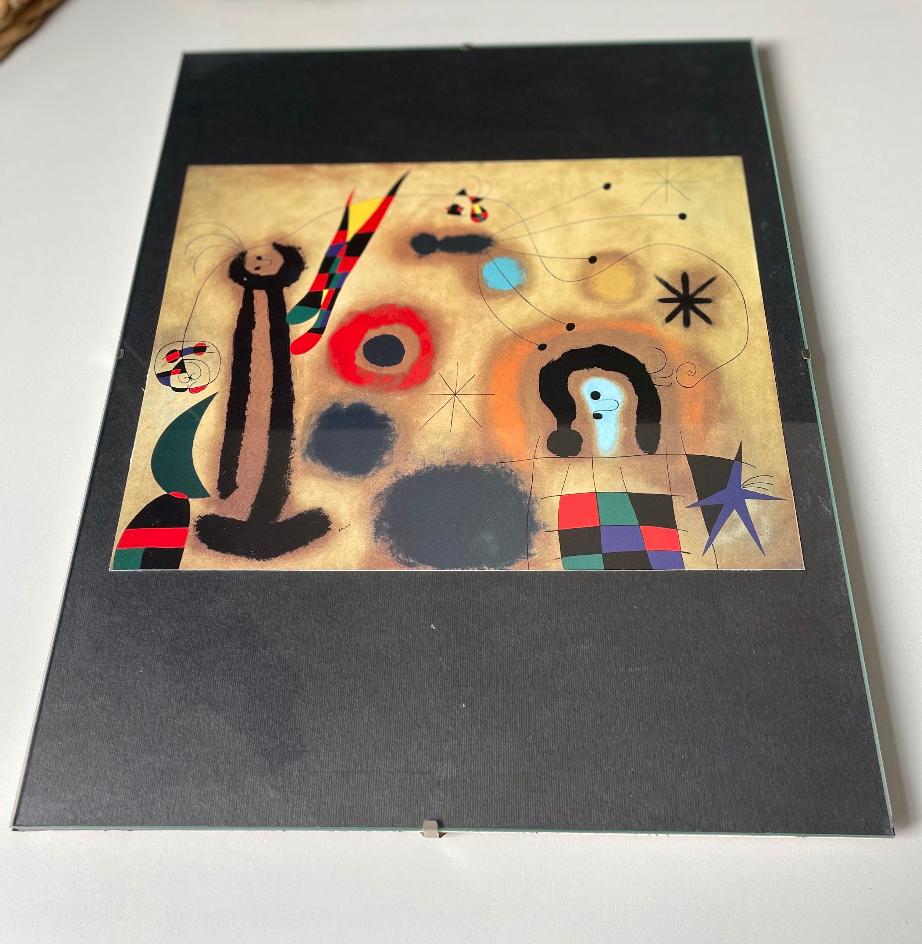 Joan Miró „Libellule aux ailerons rouges à la poursuite d'un serpent…”