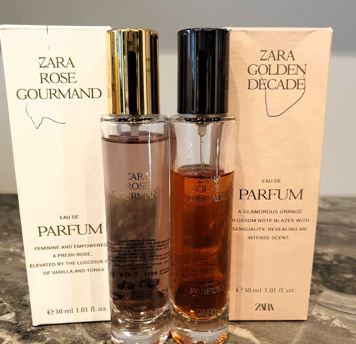 ZARA  -  Rose Gourmand EDP 30 ml  i Golden Decade  EDP 30 ml