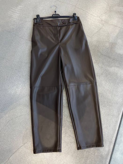 Штани з екошкіри