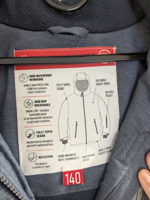 Kurtka narciarska damska 140 cool club
