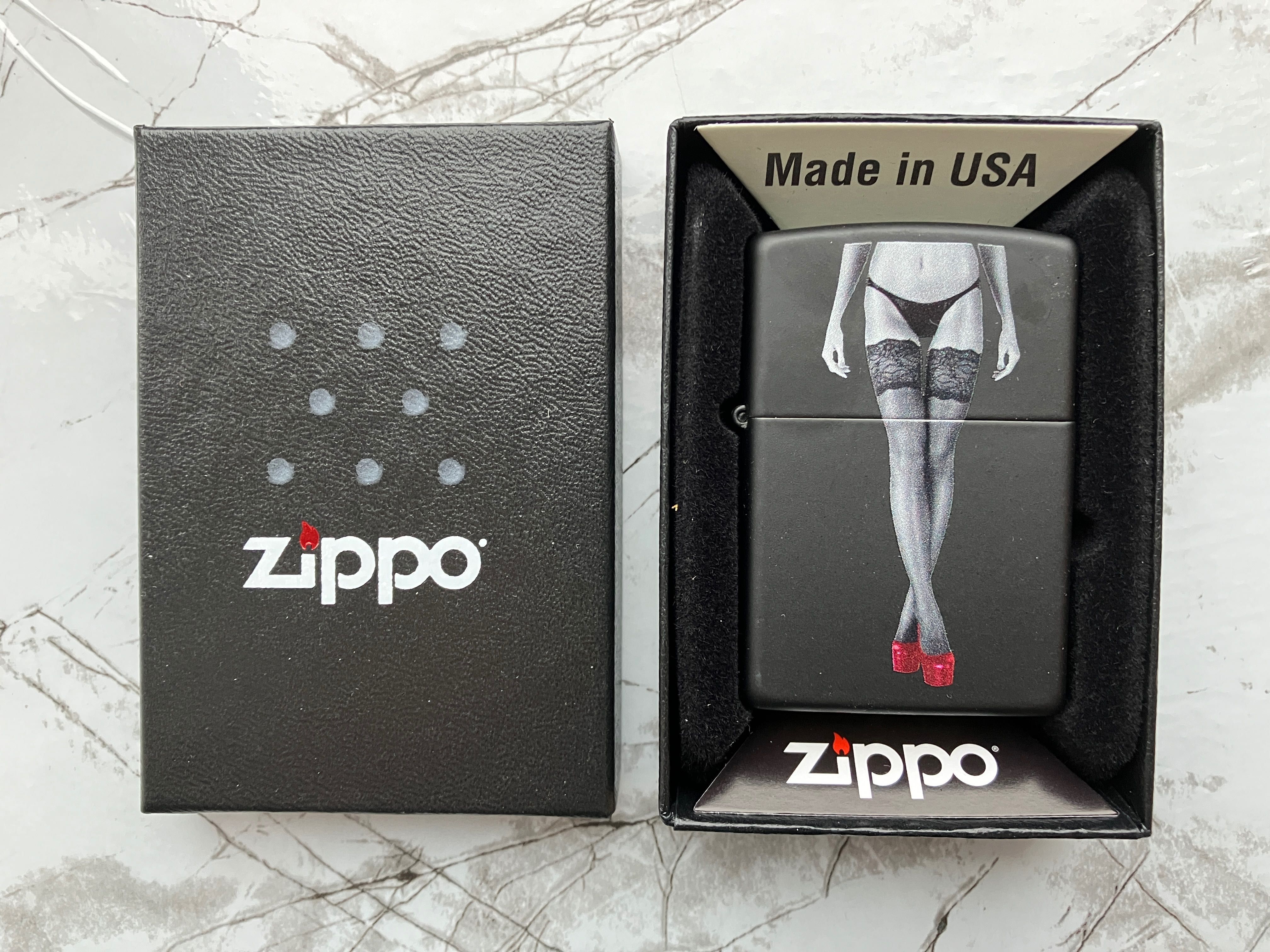 Запальничка Zippo Sexy Legs in Red shoe. Girl Collection. Оригінал!