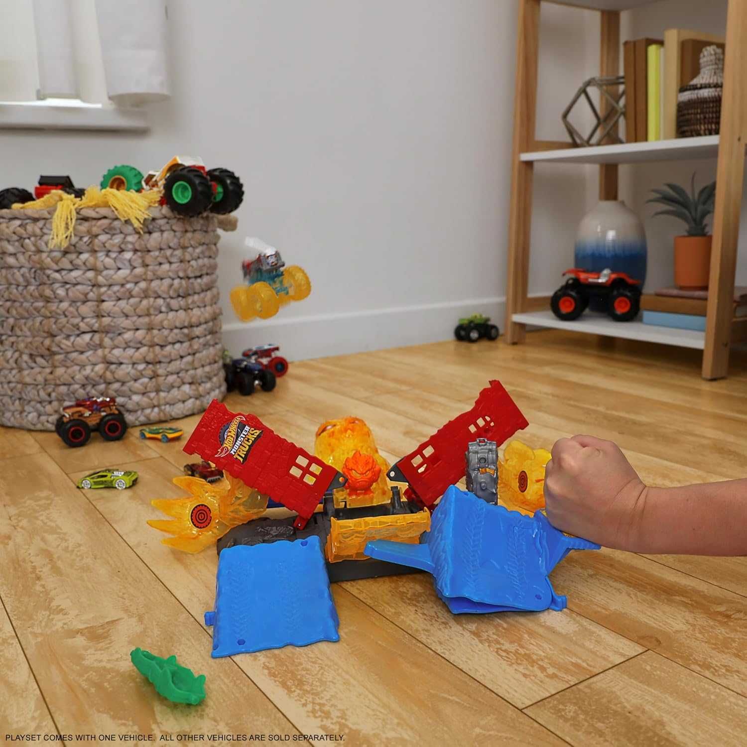 Ігровий набір Hot Wheels Monster Trucks Power Smashers 5 Alarm