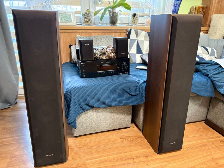 Zestaw kina domowego SONY 5.0 + amplituner STR-DG510 – 1 właściciel