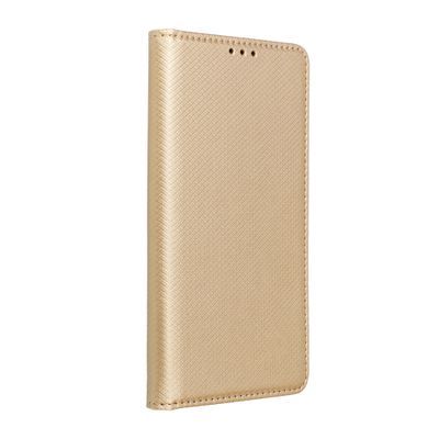 Etui Z Klapką Magnet Samsung Galaxy M34 5G Złote + Szkło 9H