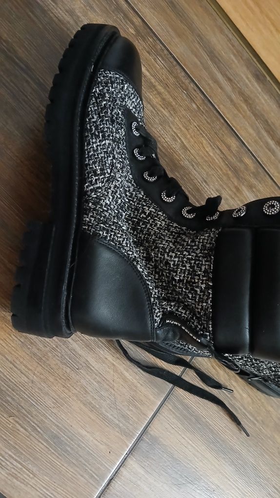 Tweedowe botki Kurt Geiger 39