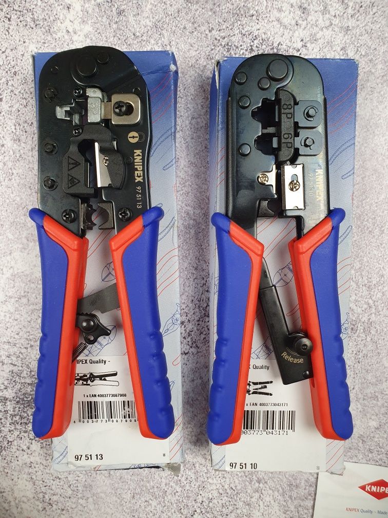 Knipex для опрессовки и обжима контактных гильз.Прес- кліщі. Кримпер .
