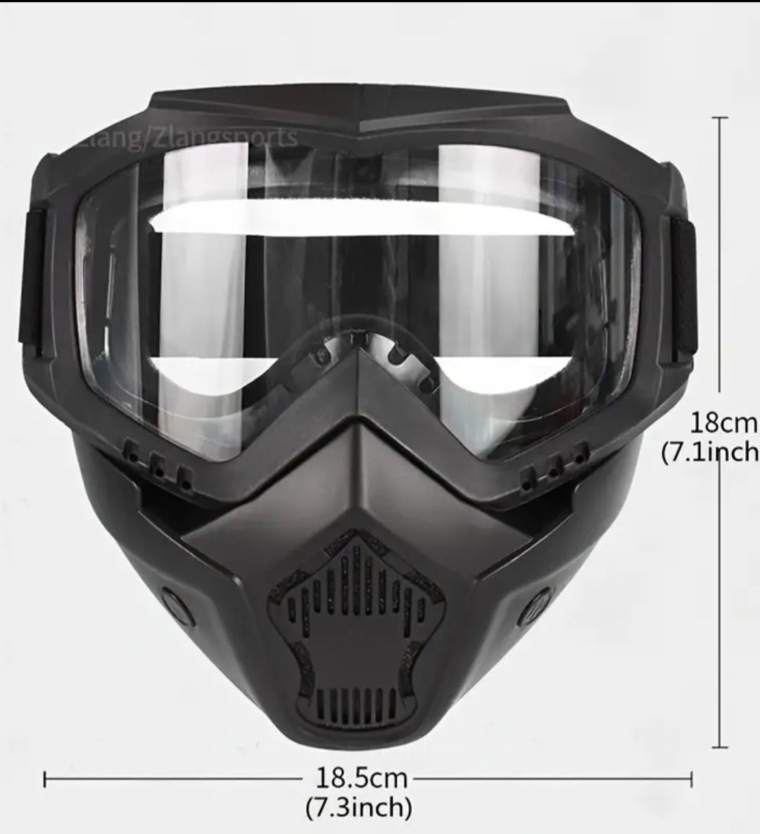 Máscara para capacete jet nova