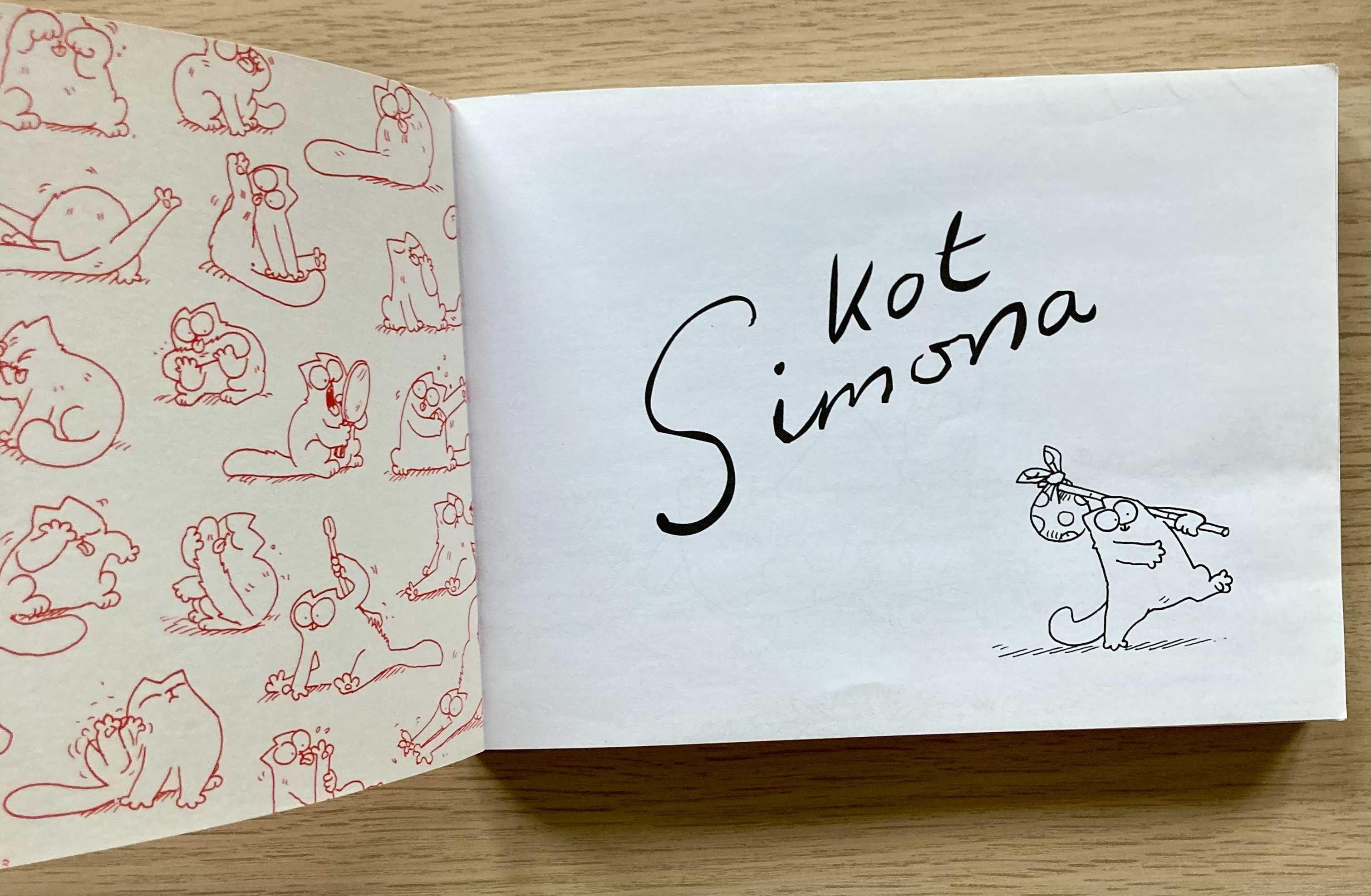 Kot Simona. Za płotem-Simon Tofield .Rysunki
