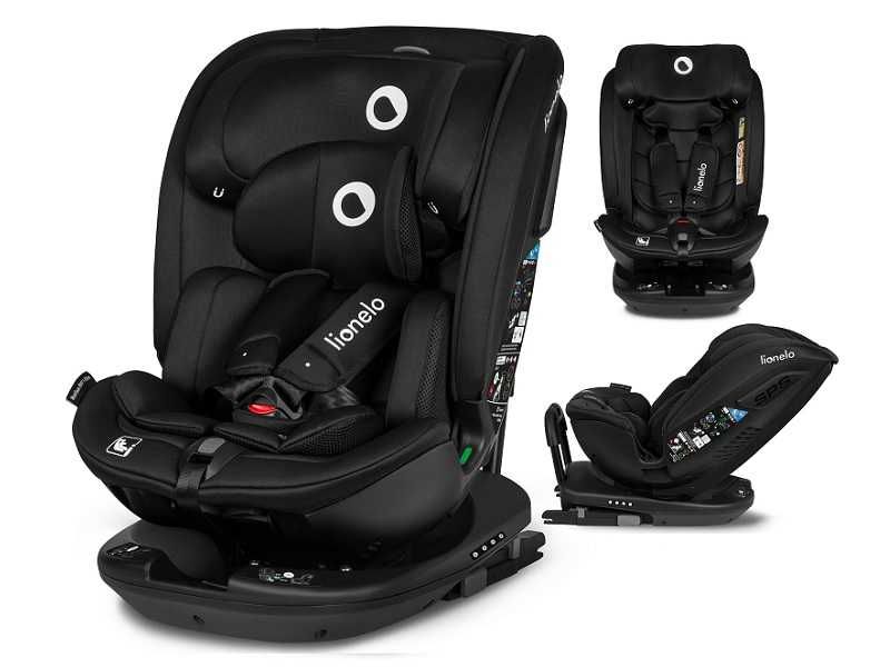 FOTELIK SAMOCHODOWY Przód Tył BASTIAAN Isofix 0-36kg do 150cm