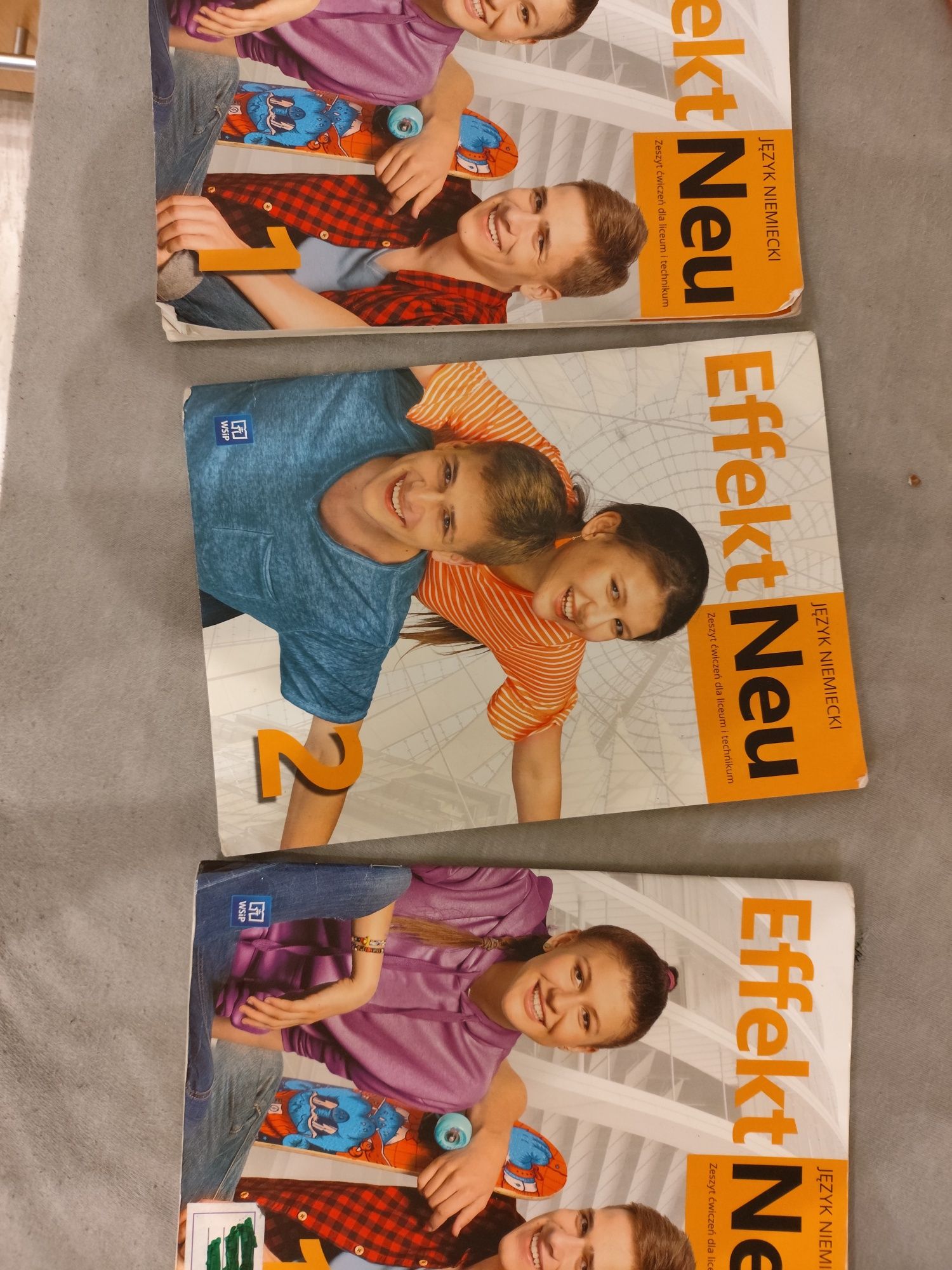 Komplet ćwiczeń i podręcznik klasa 1   Ćwiczenia niemiecki Effekt N