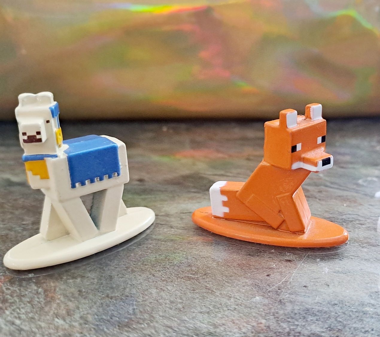 Minecraft 2 figurki metalowe kolekcjonerskie