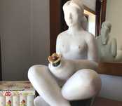 Escultura em mármore líoz