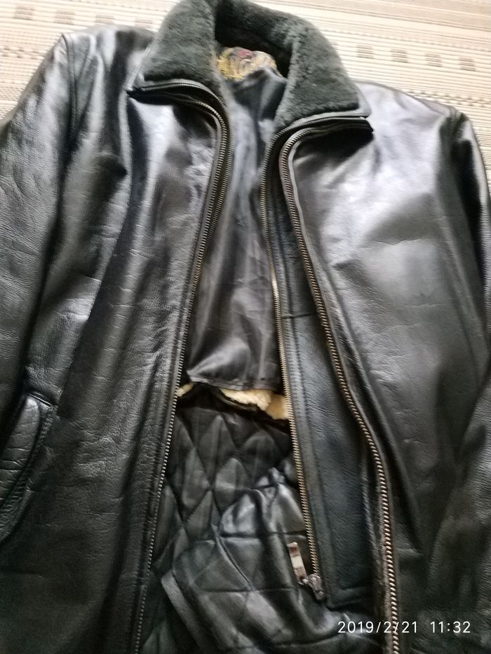 Куртка кожаная мужская