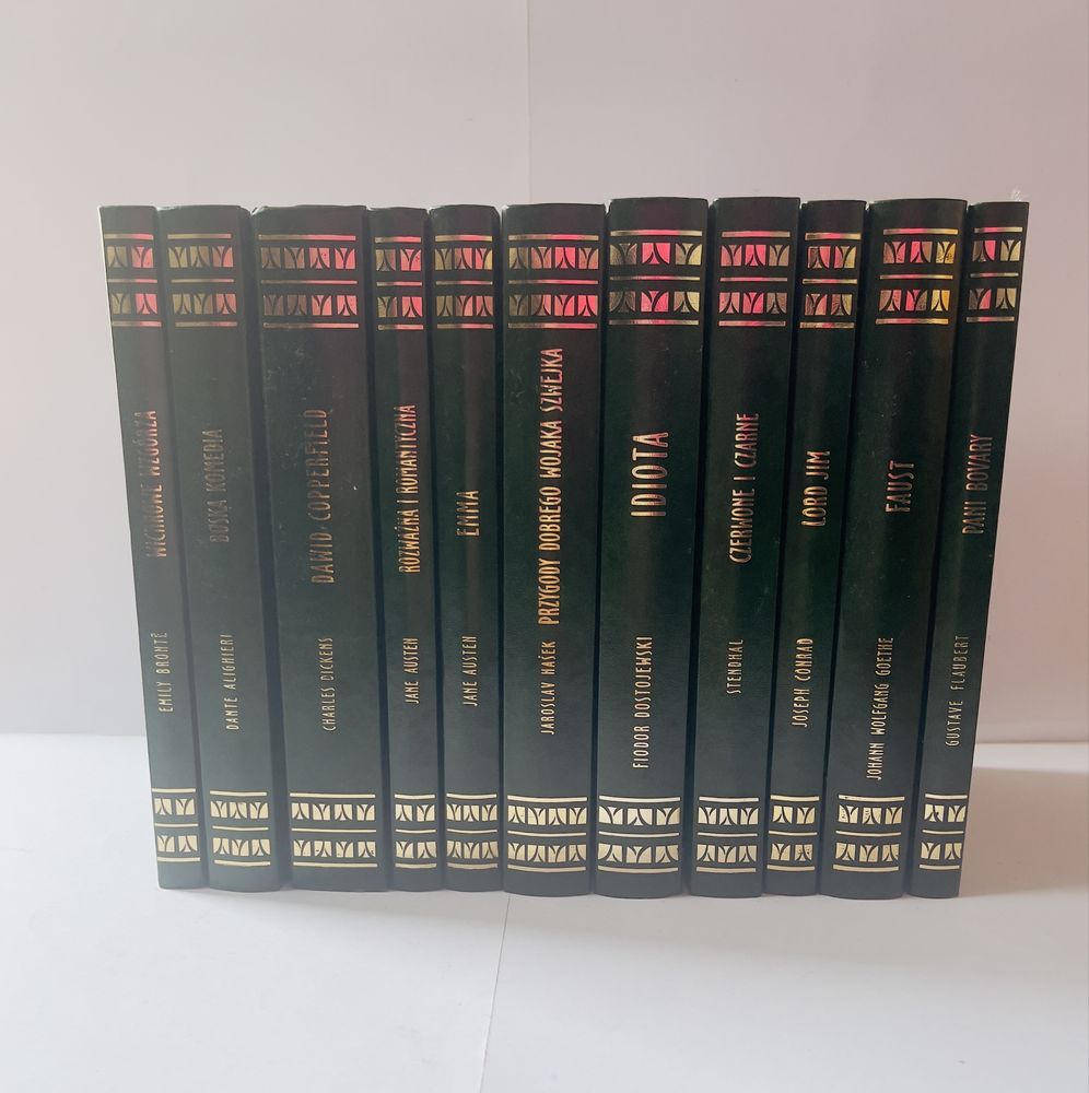 Zestaw 11 x literatura klasyczna Faust Boska komedia Wichrowe wzgórza