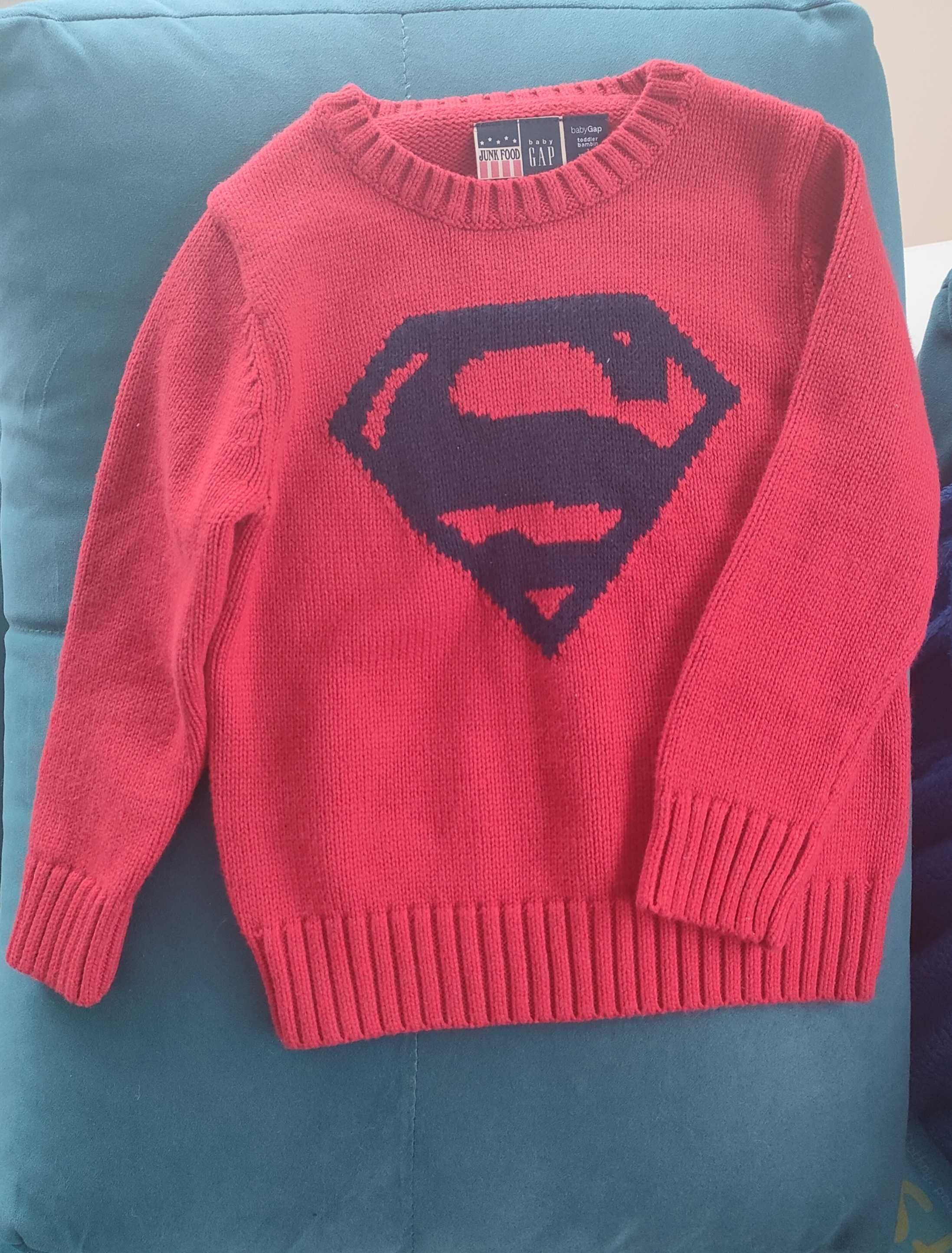 Sweter GAP superman