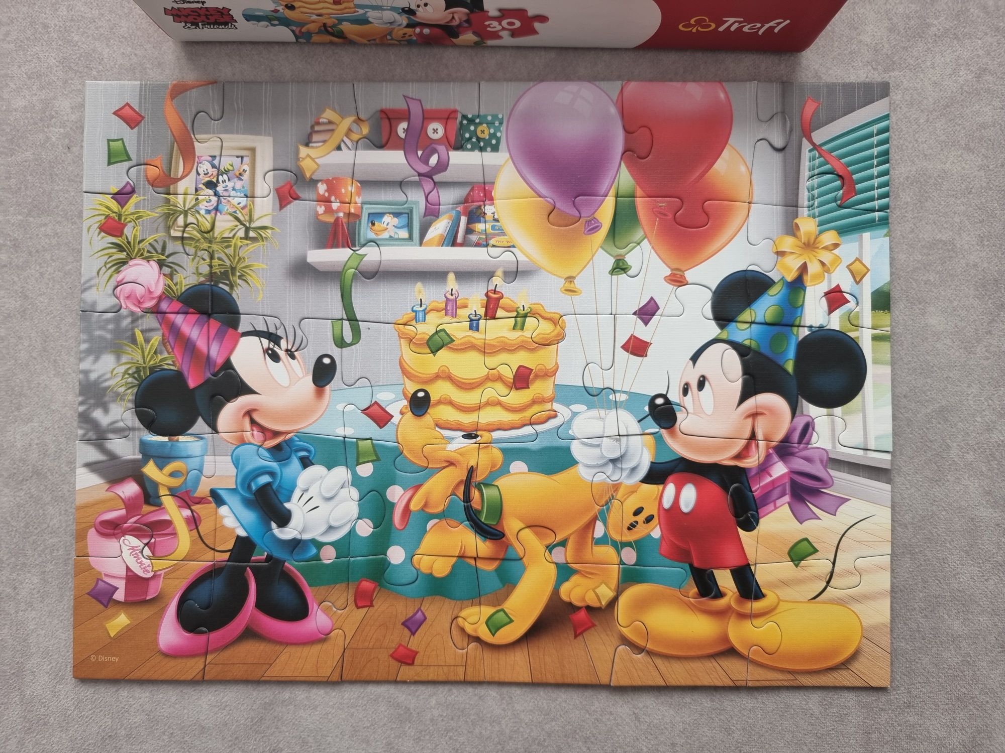 Puzzle Myszka Mickey 30 elementów puzzle Mickey and Minnie Trefl