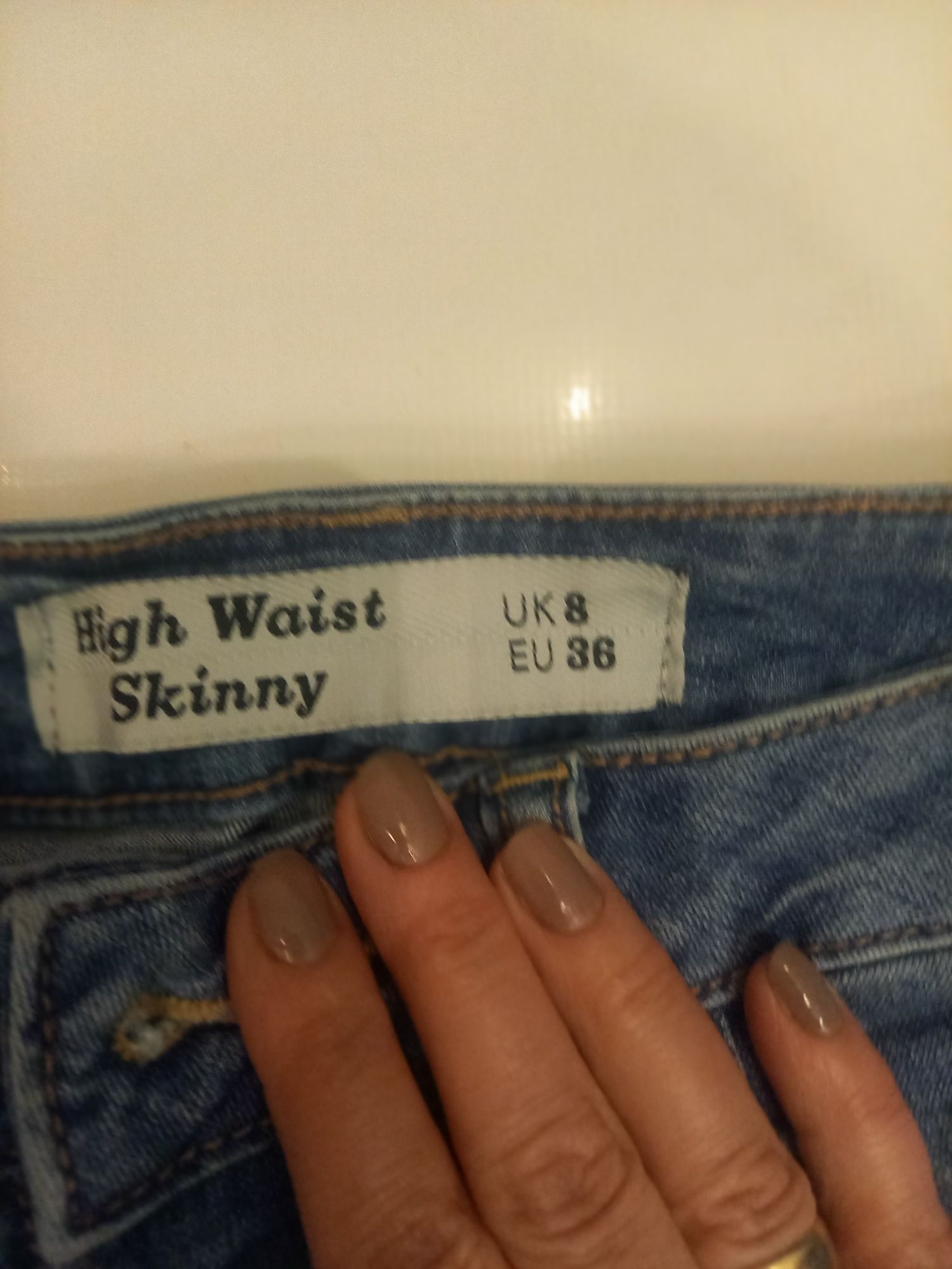 Dżinsy skiny 36 damskie