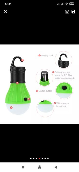 Ліхтарик у вигляді лампочки