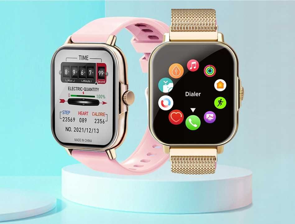 MEGA HIT !! Smartwatch dla Kobiet (4 Bransoletki w Zestawie)
