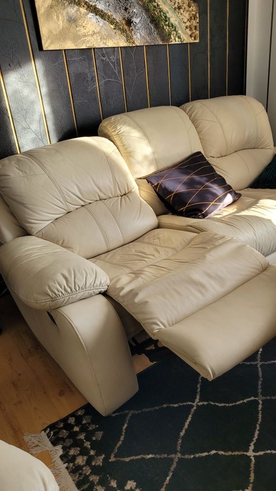 Sofa  relax agata meble skóra 2650 zł  zestaw z fotelem 3500 zł