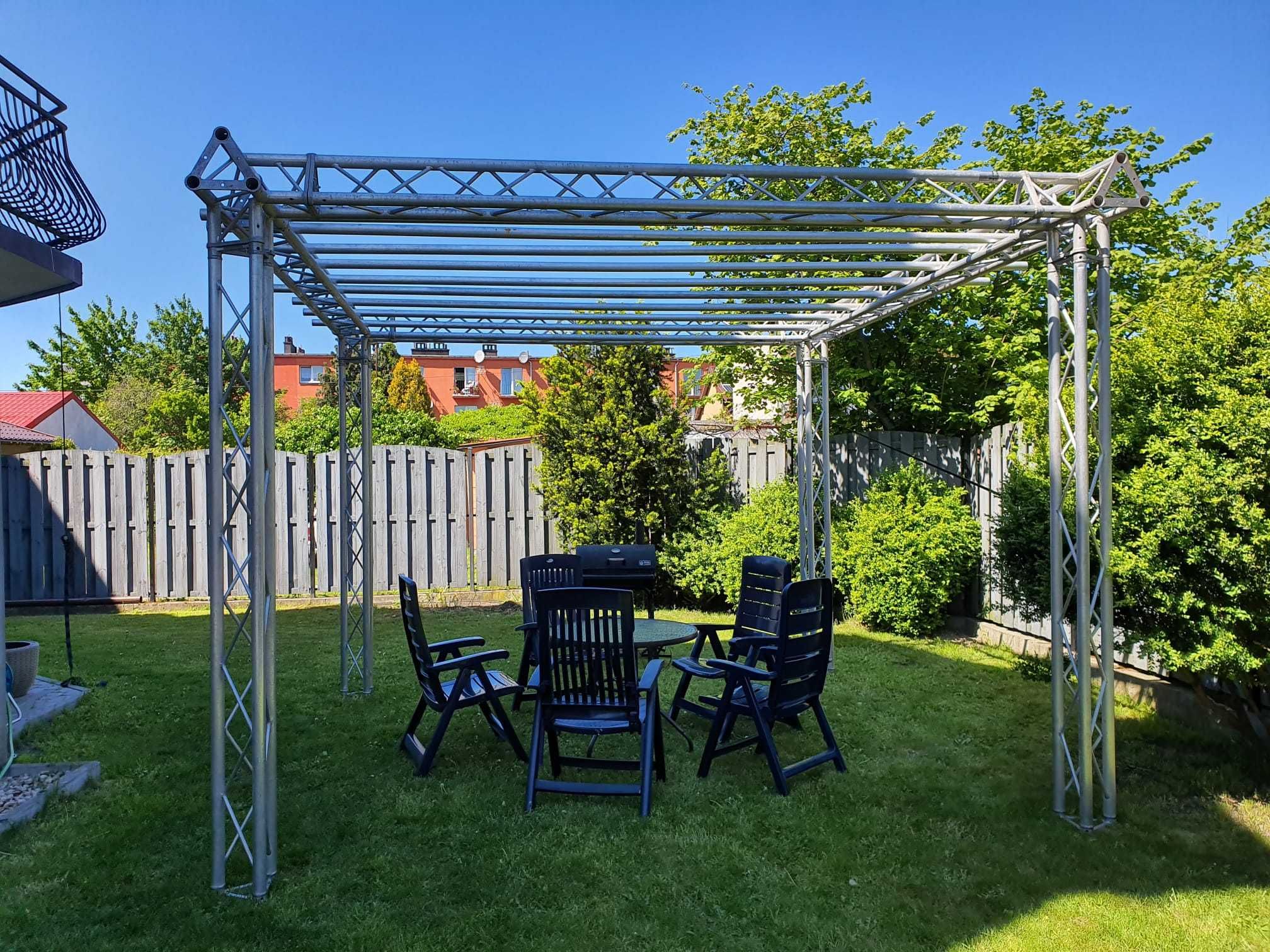 pergola altana z aluminium trawersy