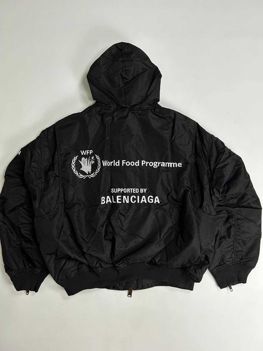 Бомбер Balenciaga чорна куртка черная курточка opium black S L M WFP